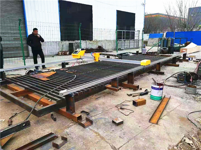 數控龍門式等離子切割機共邊切割的方法